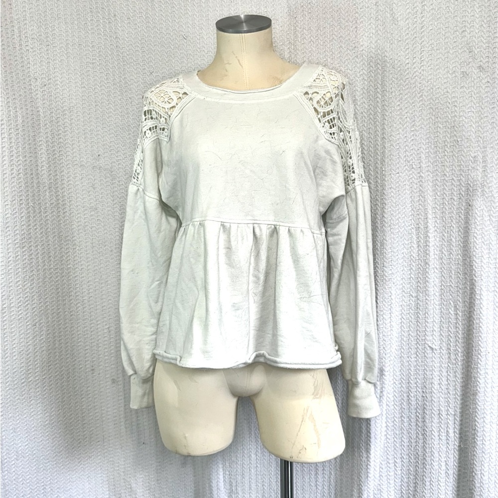 Altar’d State S Peplum Sweater/Sweatshirt